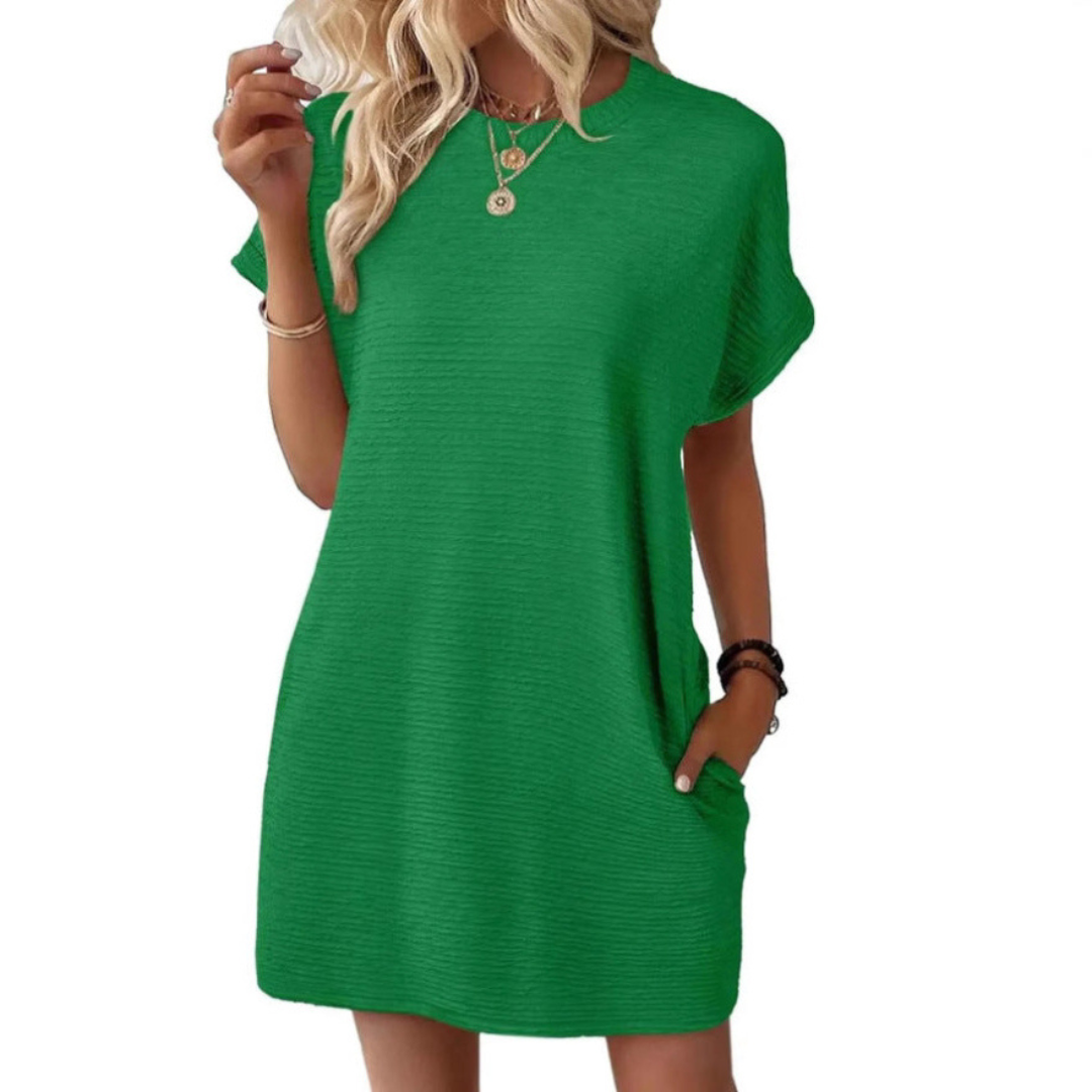 Dames Minimalistische Zomer Mini Jurk