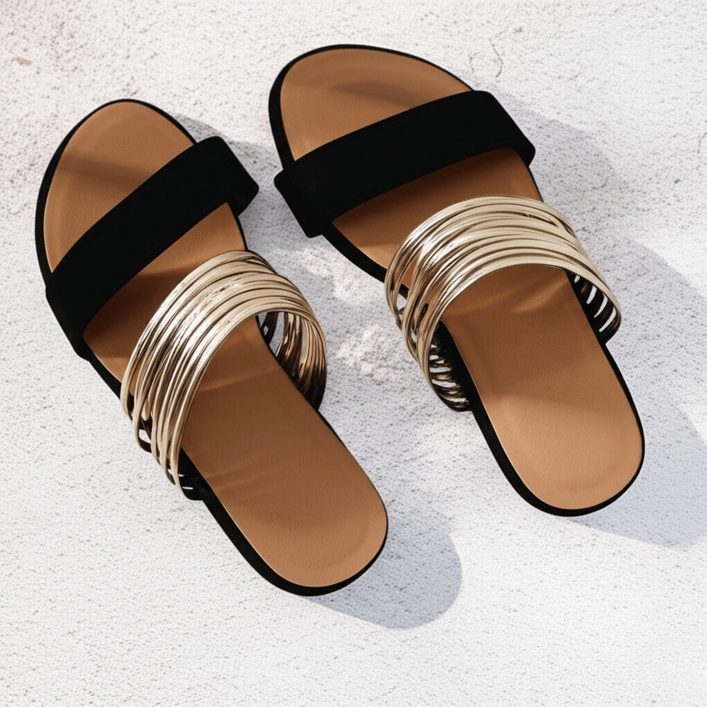 Dames Instap Sandalen met Meerdere Bandjes