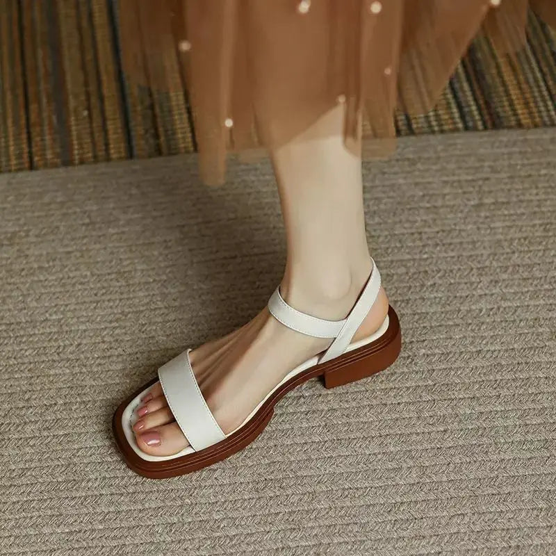 Dames Vegan Leer Sandalen