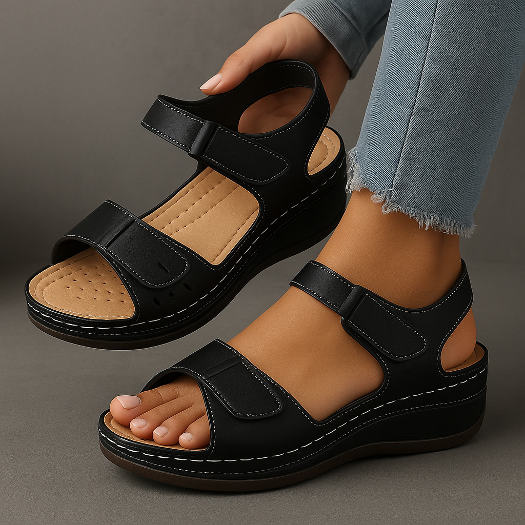 Dames Orthopedische Sleehak Sandalen