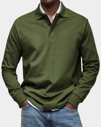 Heren Polo met Lange Mouwen Montarello