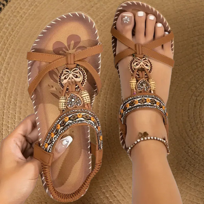 Dames Sandalen met Decoratieve Bandjes