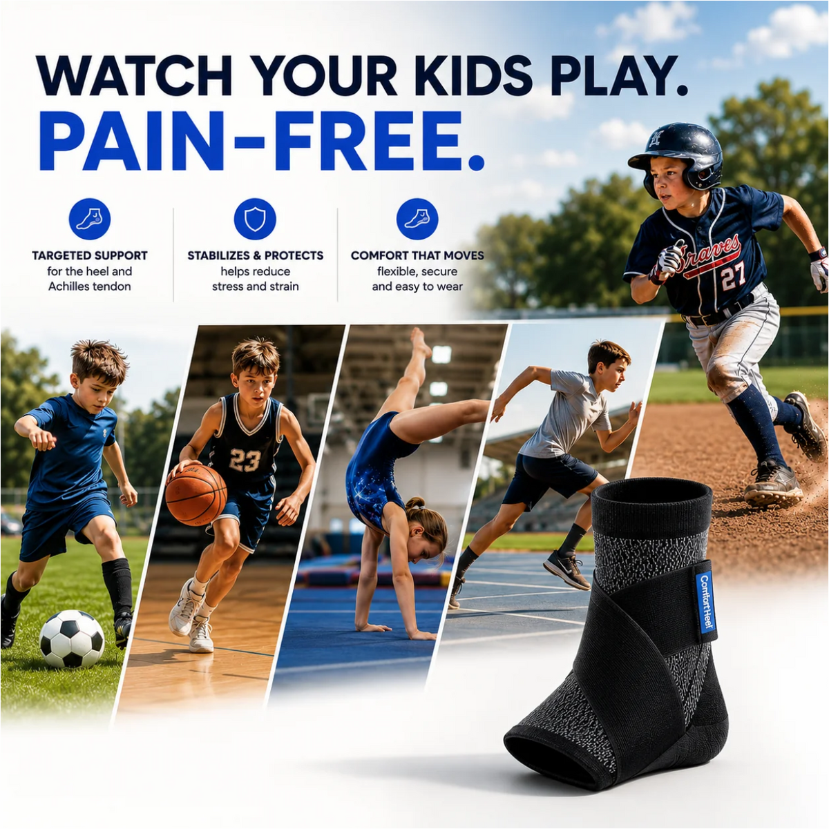 Kneevi™ Youth Heel Pain Support