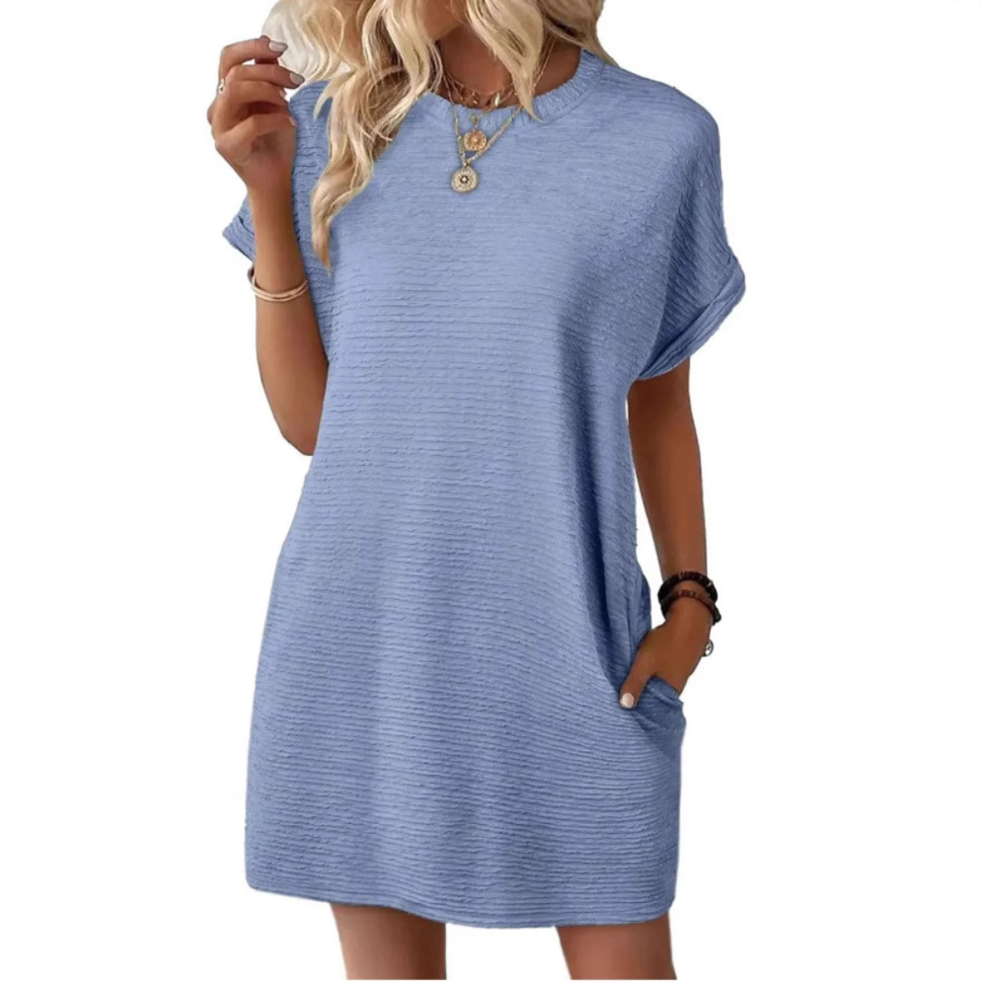 Dames Minimalistische Zomer Mini Jurk