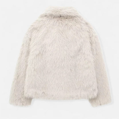 Dames Bordeaux Winterjas Klassieke Stijl