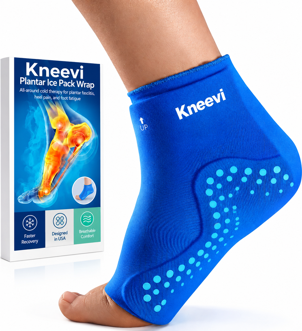 Kneevi™ Ankle Ice Pack Wrap