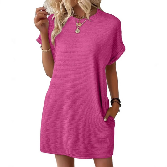 Dames Minimalistische Zomer Mini Jurk