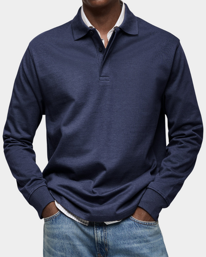 Heren Polo met Lange Mouwen Montarello