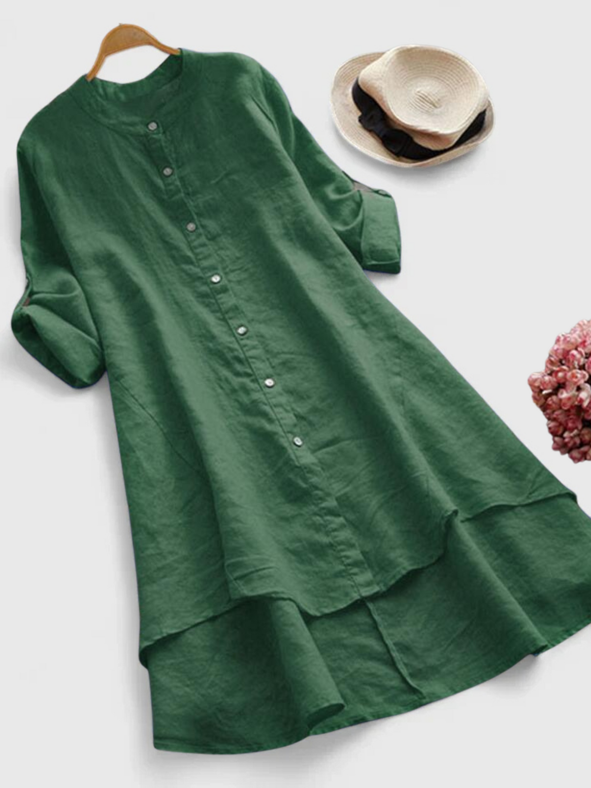 Dames Elegante Midi Jurk Klassiek