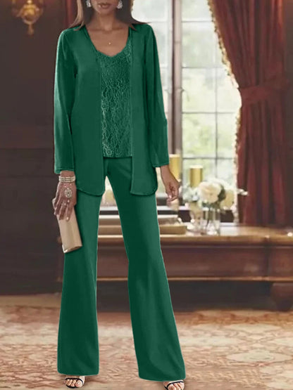 Dames Chiffon Jurk met Pailletten Jas