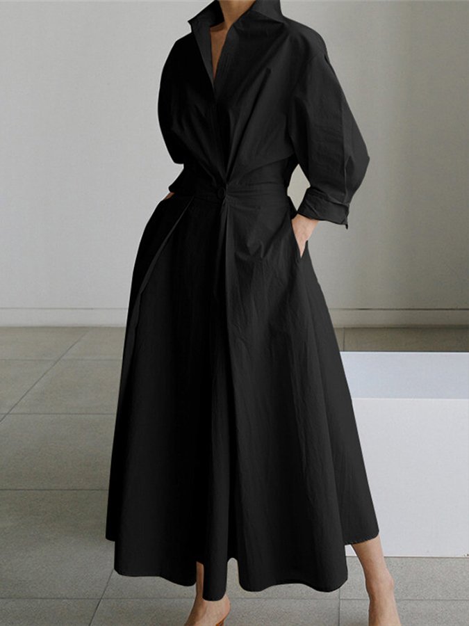 Dames Elegante Lange Maxi Jurk
