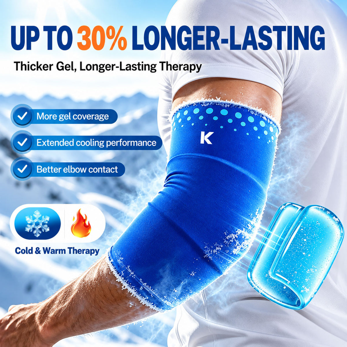 Kneevi™ Elbow Ice Pack Wrap