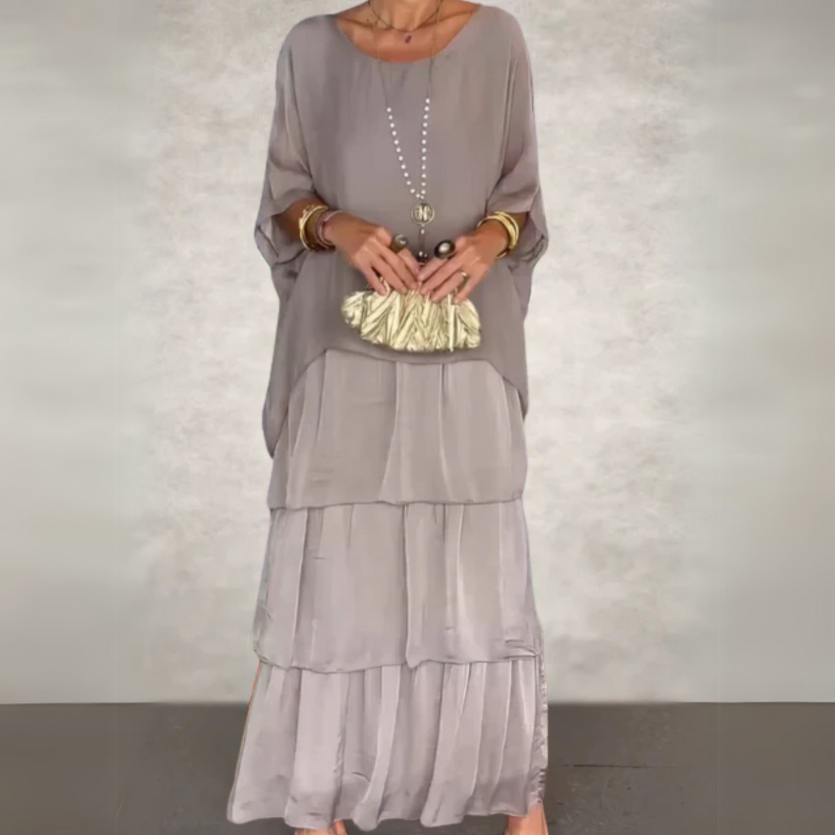 Dames Elegante Lange Maxi Jurk