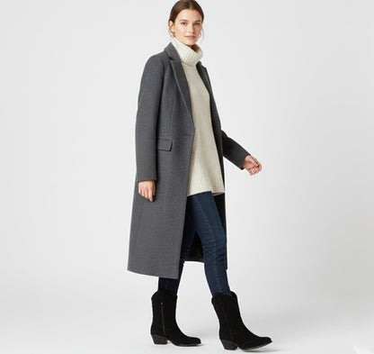 Dames Veter Enkelboots met Blokhak