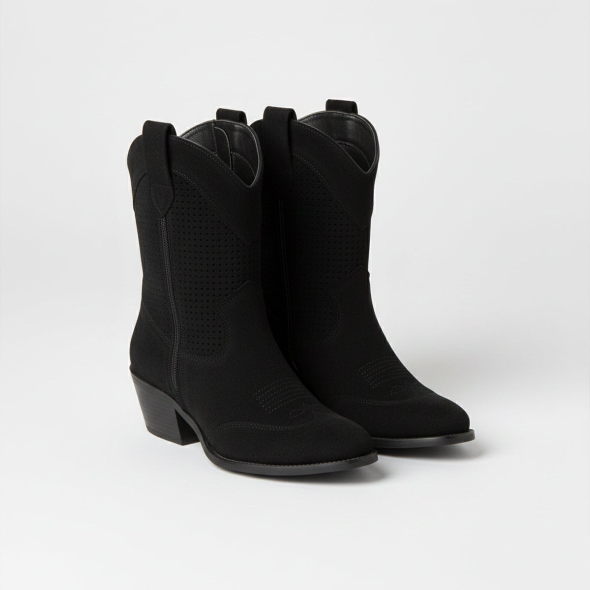Dames Veter Enkelboots met Blokhak