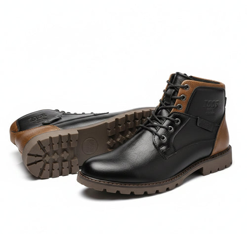 Heren Halfhoge Warme Laarzen Retro Stijl