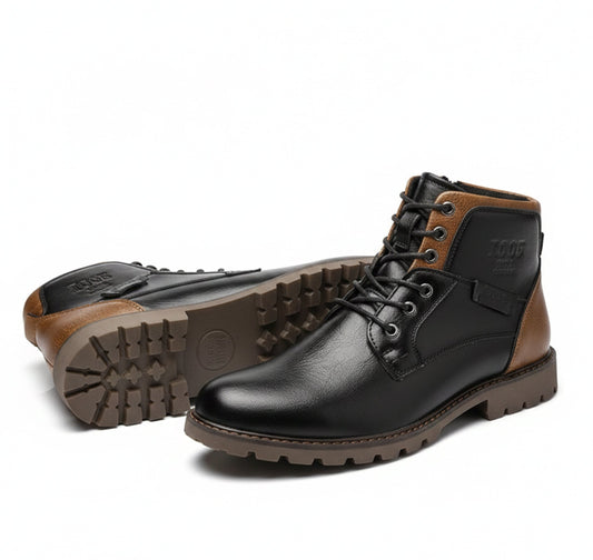 Heren Halfhoge Warme Laarzen Retro Stijl