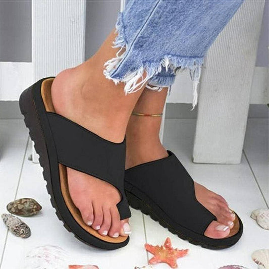 Dames Orthopedische Sleehak Sandalen Voetondersteuning
