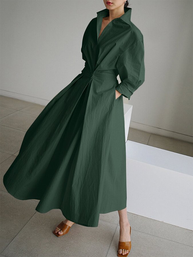 Dames Elegante Lange Maxi Jurk