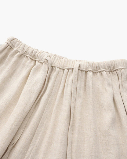 Heren Linnen Broek Lichtgewicht Relaxed Fit
