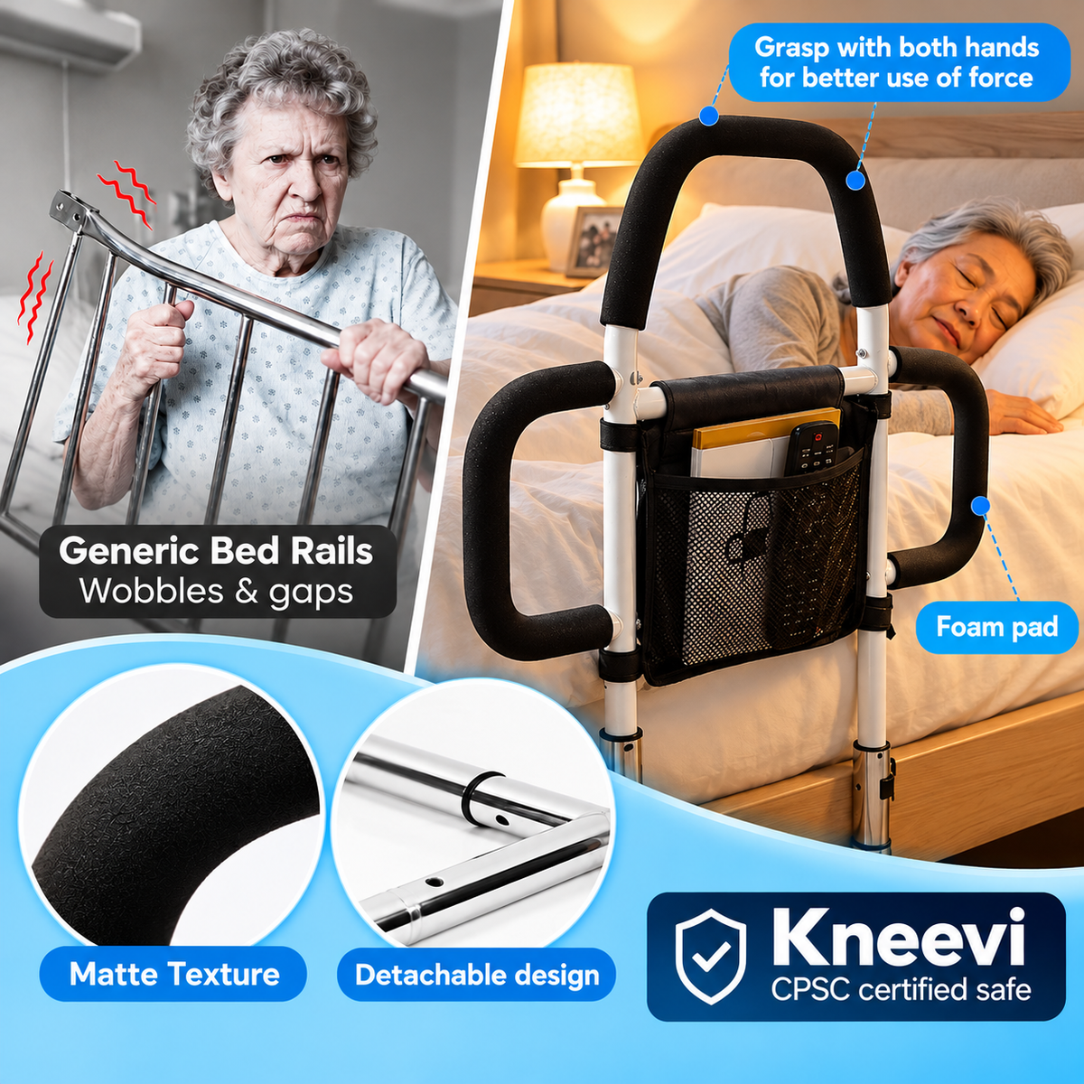 Kneevi™ Bed Rail