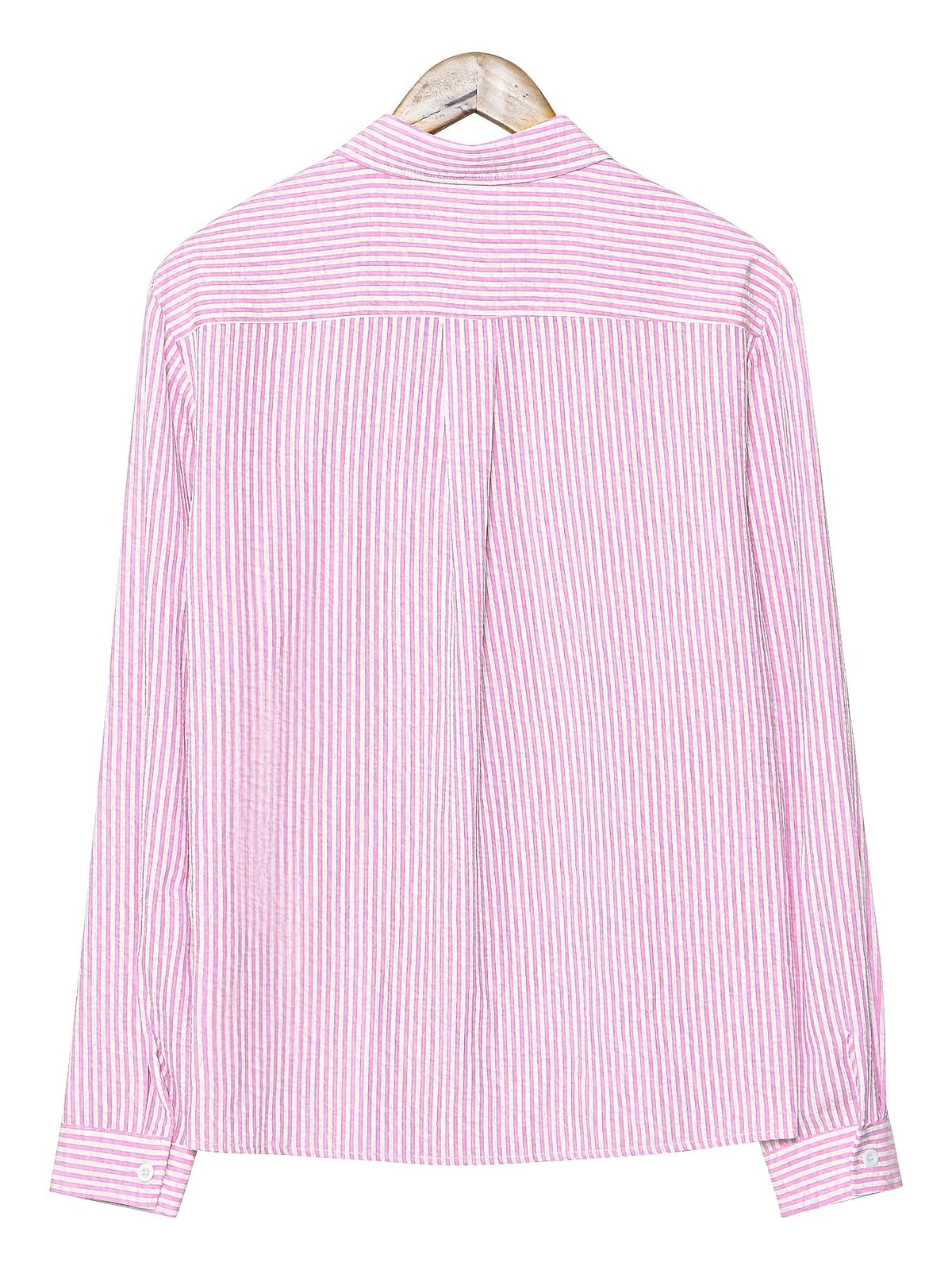 Heren Seersucker Gestreepte Zomershirt Montarello