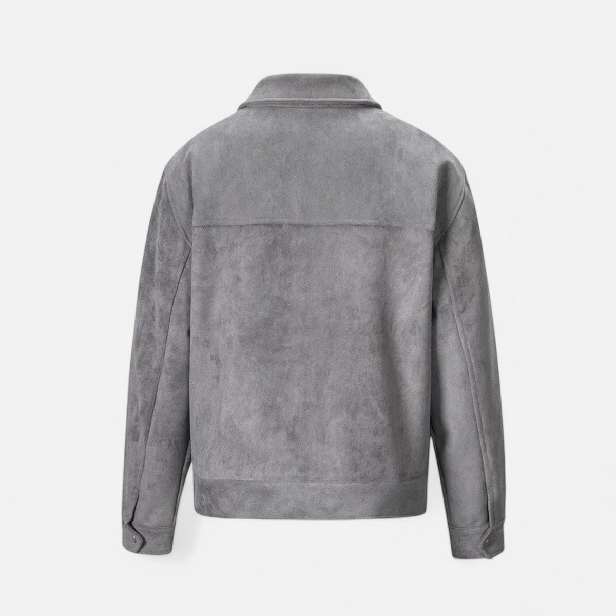 Heren Suède Utility Jas Klassieke Stijl