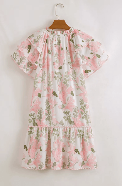 Dames Blush Mini Jurk