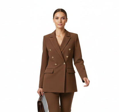 Dames Satijnen Blazer Vest Zakelijke Stijl