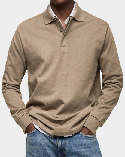 Heren Polo met Lange Mouwen Montarello