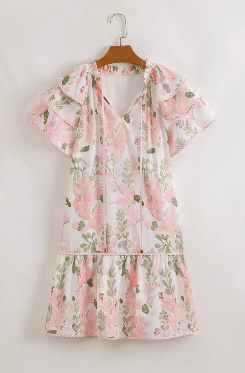 Dames Blush Mini Jurk