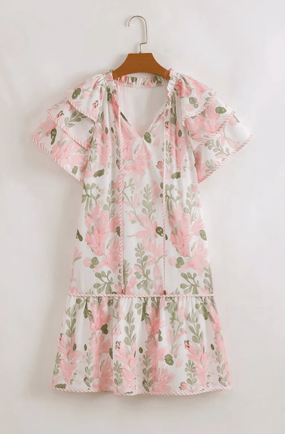 Dames Blush Mini Jurk