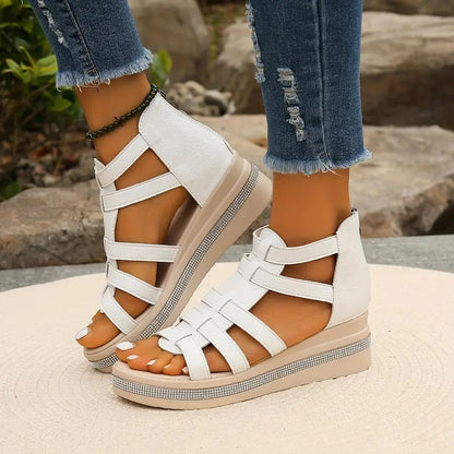 Dames Comfort Sandalen met Strass