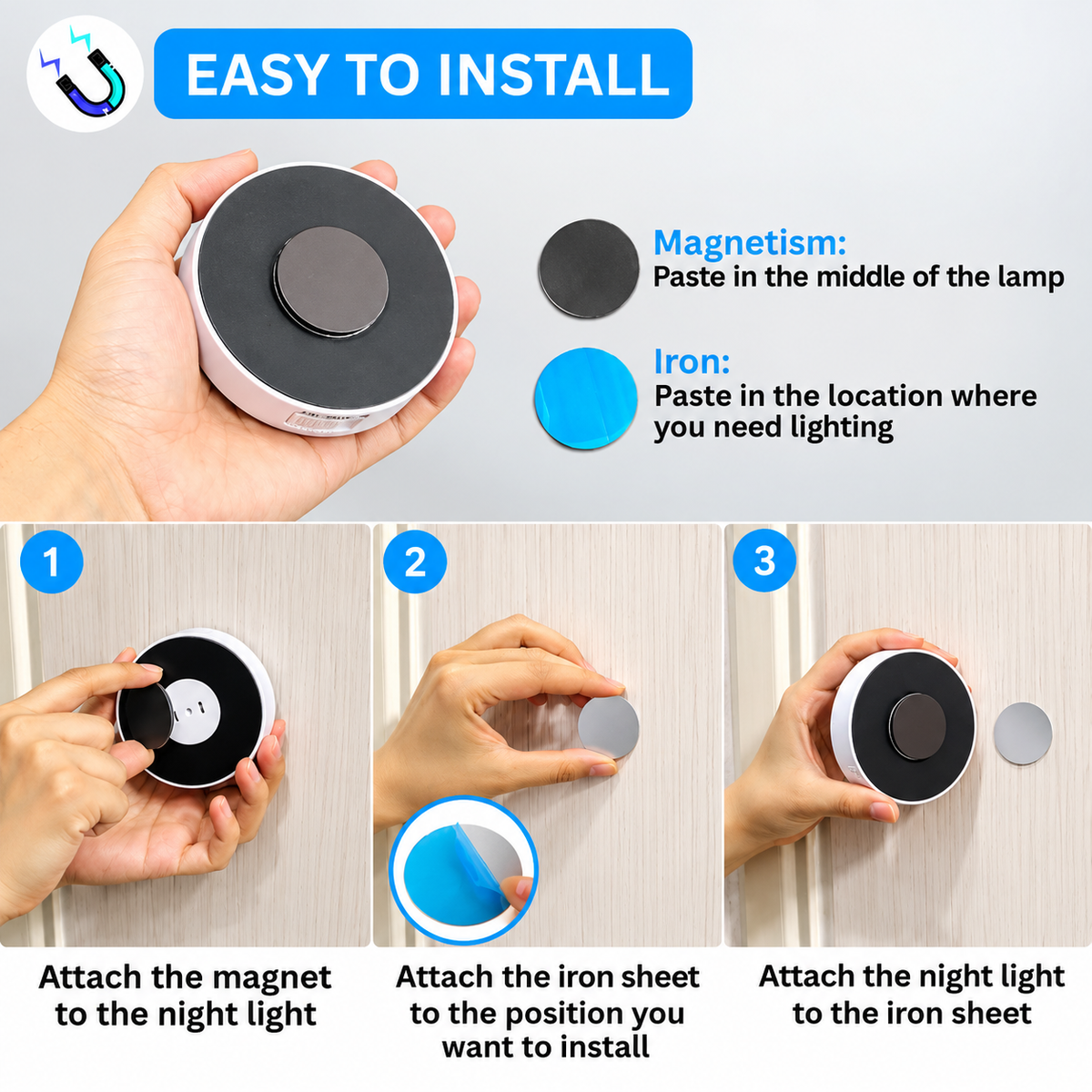 Kneevi Motion Sensor Night Light