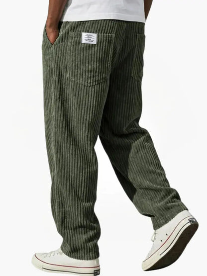 Heren Casual Corduroy Broek Montarello