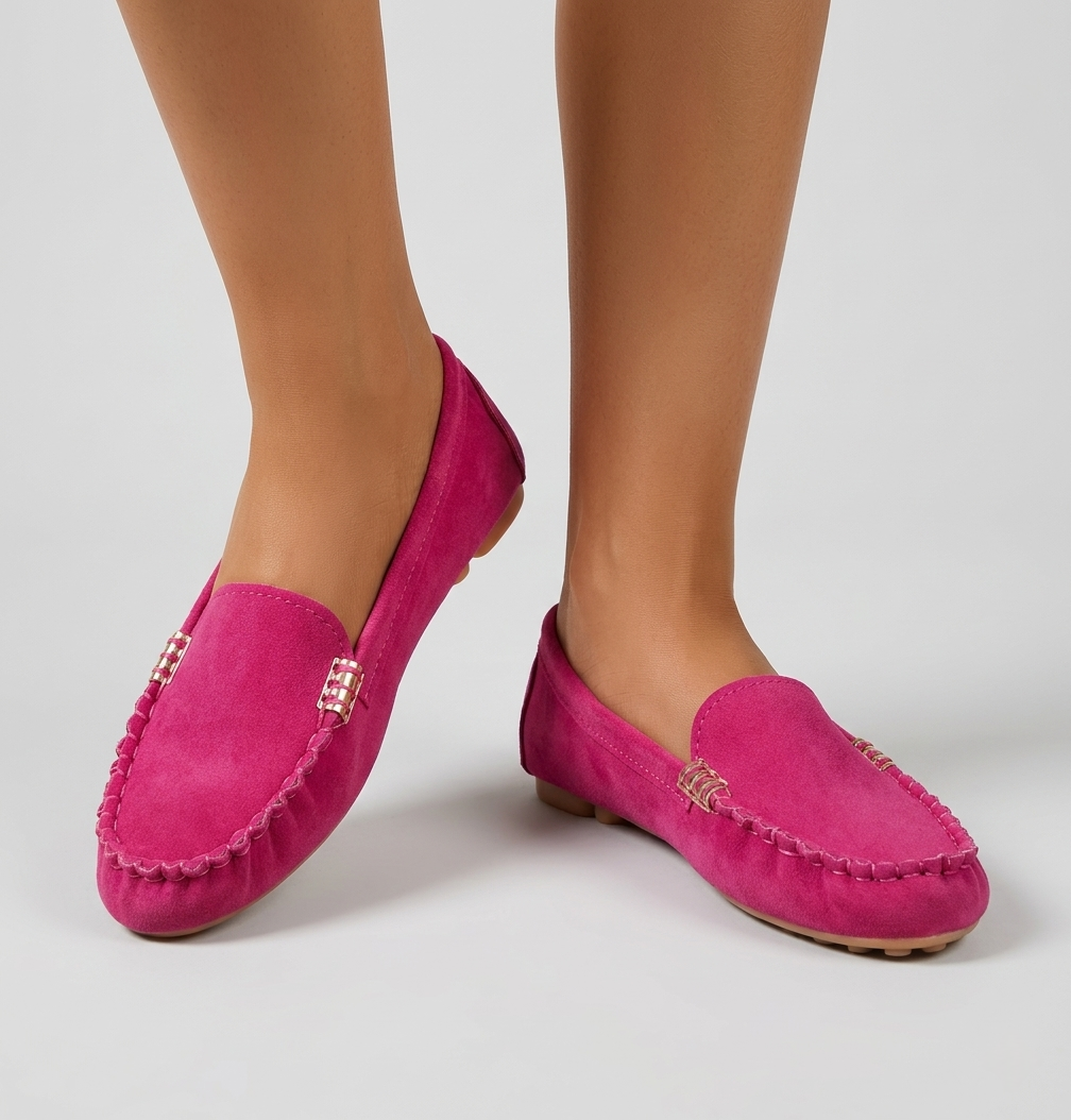Dames Loafers met Metalen Detail