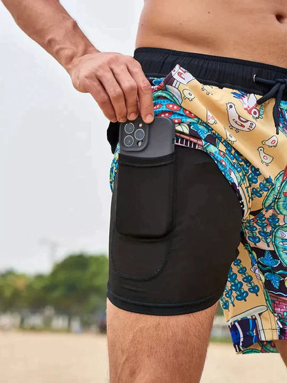 Heren Zwemshort met Compressievoering Montarello
