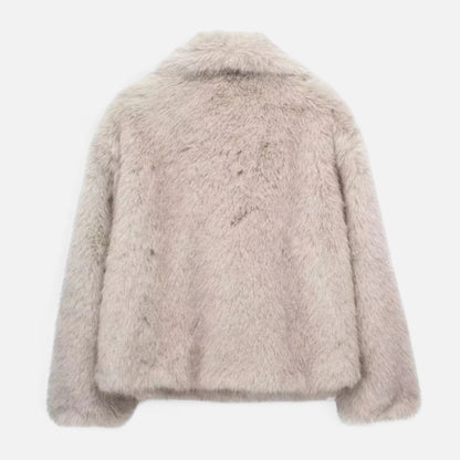 Dames Bordeaux Winterjas Klassieke Stijl