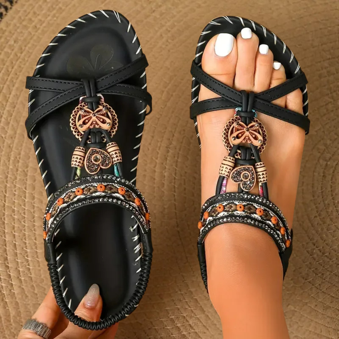 Dames Sandalen met Decoratieve Bandjes