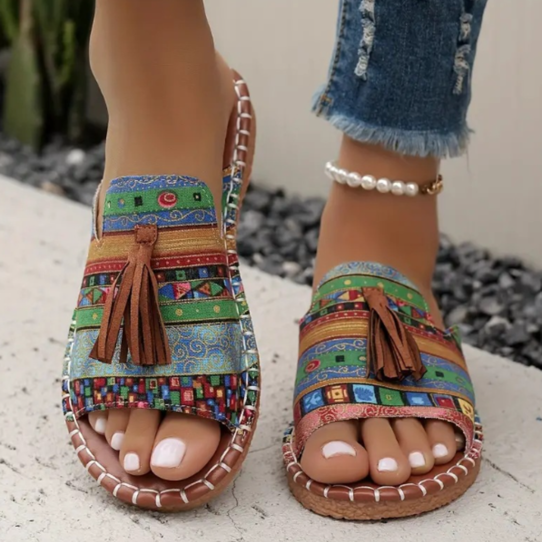 Dames Comfortabele Platte Sandalen