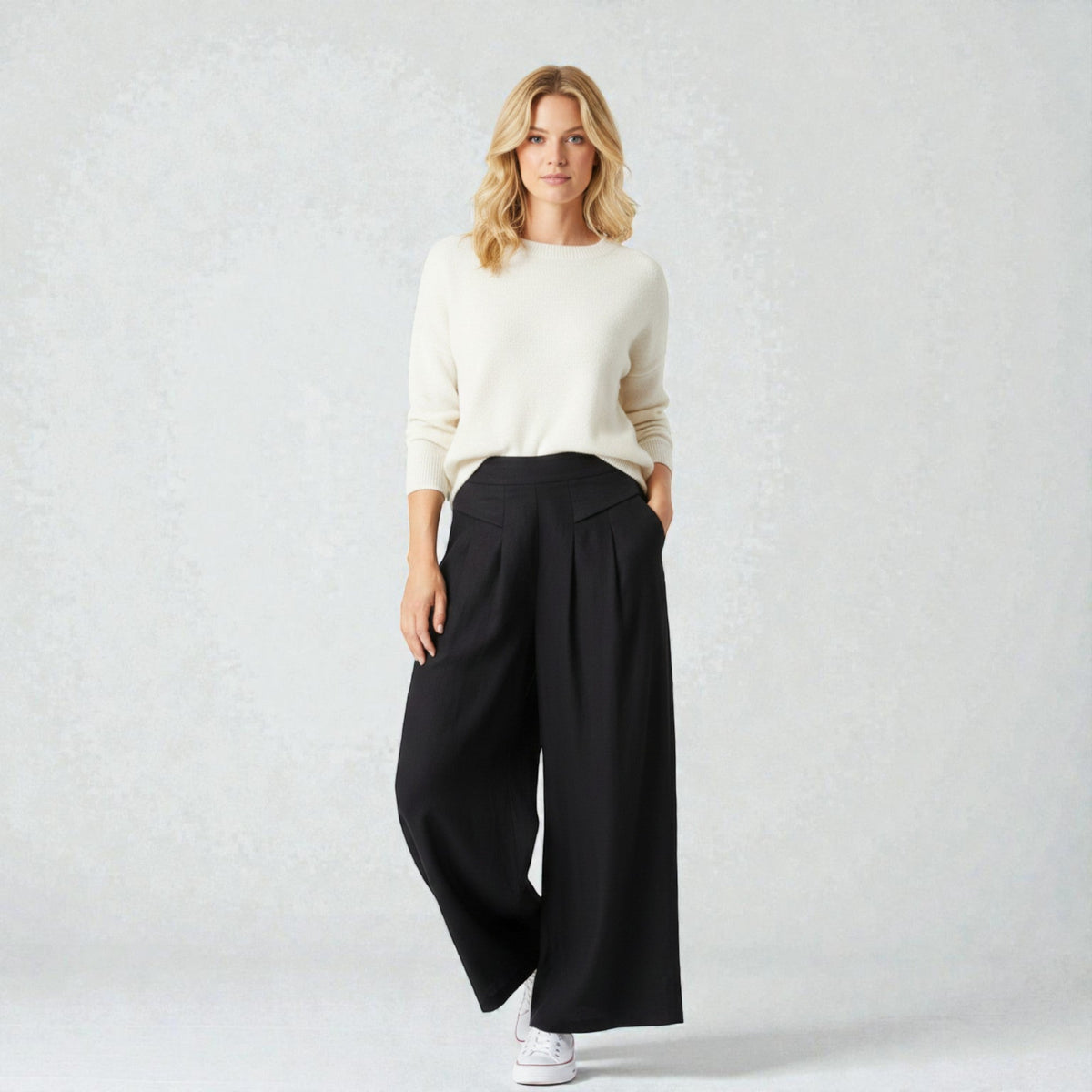 Dames Linnen Wijde Broek Montarello Airflow