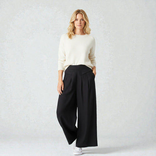 Dames Linnen Wijde Broek Montarello Airflow