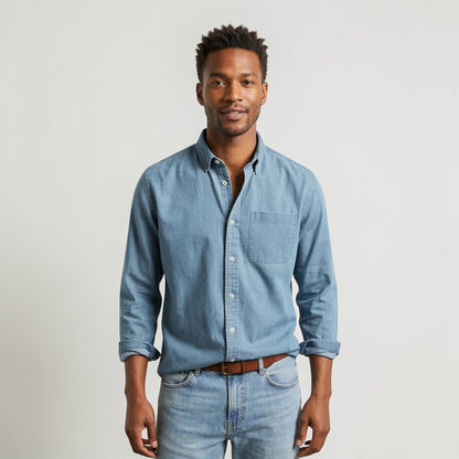 Heren Klassiek Casual Overhemd Modern Fit Montarello