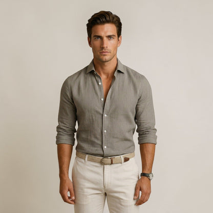 Heren Slim Fit Overhemd Montarello