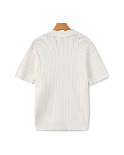 Heren Gebreide Polo Montarello