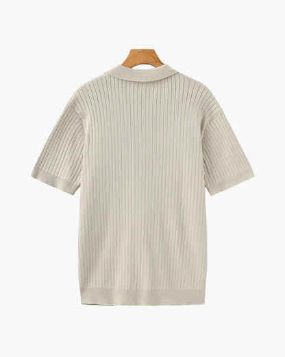 Heren Gebreide Polo Montarello