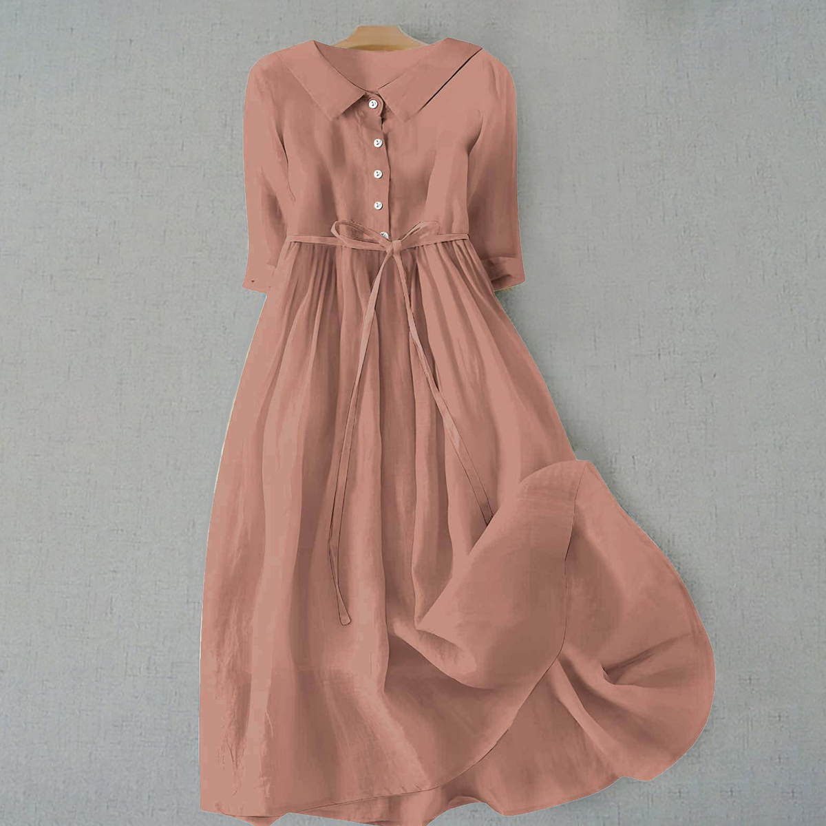 Dames Casual Midi Jurk