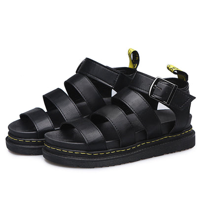 Dames Platform Sandalen met Drievoudige Bandjes