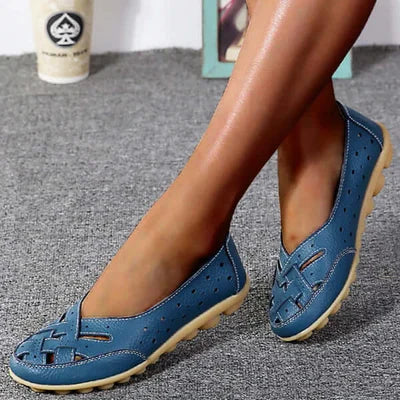 Dames Orthopedische Loafers Leren Ondersteuning