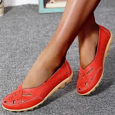 Dames Orthopedische Loafers Leren Ondersteuning